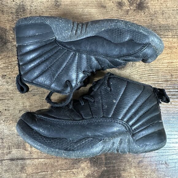 Size 9C - TD Jordan 12 Retro Utility Black Grind DM5206-006 USED Baby Toddler - Picture 4 of 7